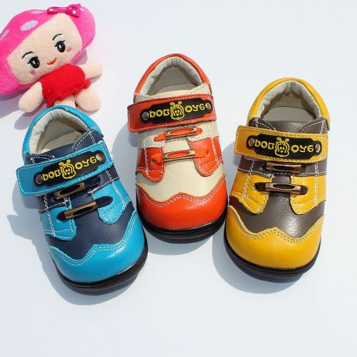 Chaussures enfants en cuir ronde pour printemps - semelle caoutchouc Ref 1032951