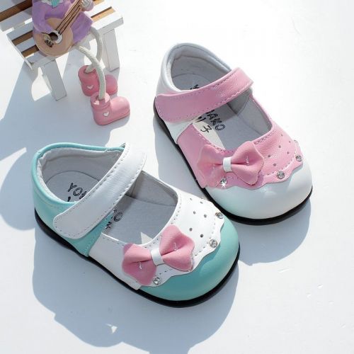Chaussures enfants en peau de mouton ronde pour printemps - semelle caoutchouc Ref 1032965
