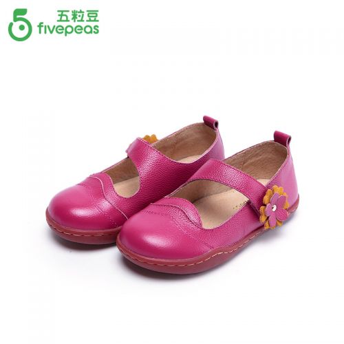 Chaussures enfants en cuir FIVE PEAS ronde pour printemps - semelle caoutchouc Ref 1033518
