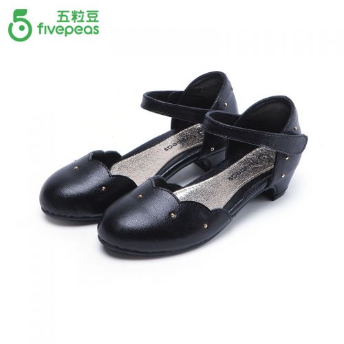 Chaussures enfants en cuir FIVE PEAS ronde rivet pour printemps - semelle caoutchouc Ref 1033526