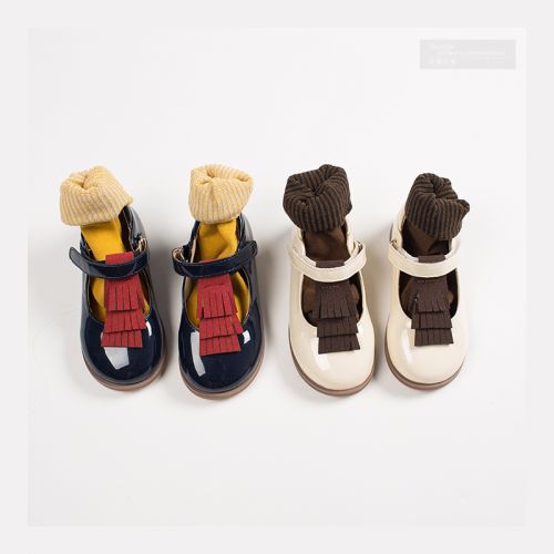 Chaussures enfants en PU ronde pour printemps - Ref 1033647