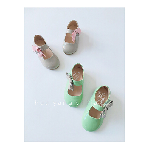 Chaussures enfants en PU ronde pour printemps - Ref 1033685