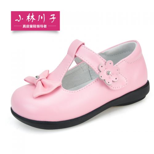Chaussures enfants en cuir ronde pour printemps - semelle caoutchouc Ref 1033779