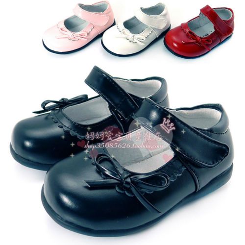 Chaussures enfants en cuir ronde pour printemps - semelle caoutchouc Ref 1033829