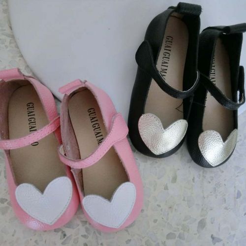 Chaussures enfants en cuir ronde pour Toute saison - semelle caoutchouc Ref 1034367