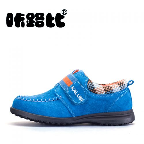Chaussures enfants en cuir ronde pour printemps - semelle caoutchouc Ref 1034379