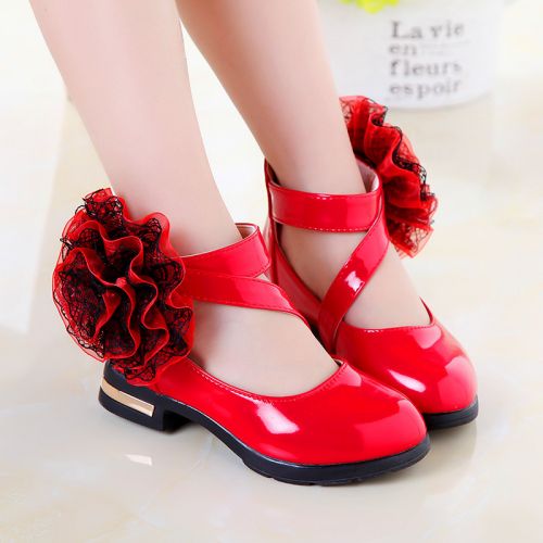 Chaussures enfants en PU pointu pour printemps - semelle caoutchouc Ref 1034429