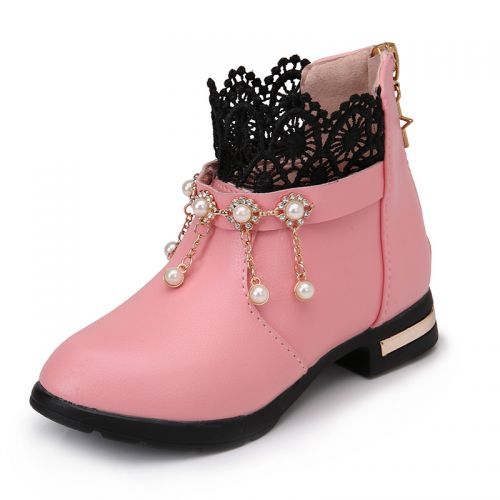 Chaussures enfants en PU pointu pour printemps - semelle caoutchouc Ref 1034459