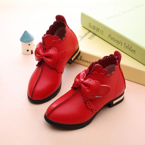 Chaussures enfants en PU pointu pour printemps - semelle caoutchouc Ref 1034482