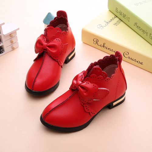 Chaussures enfants en PU pointu pour printemps - semelle caoutchouc Ref 1034489