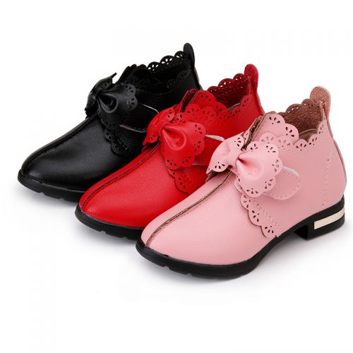 Chaussures enfants en PU pointu pour printemps - semelle caoutchouc Ref 1034500