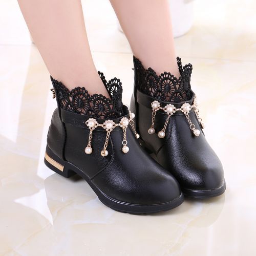 Chaussures enfants en PU pointu pour printemps - semelle caoutchouc Ref 1034503