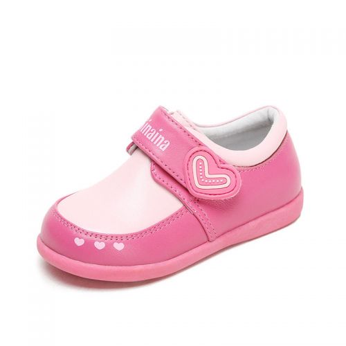 Chaussures enfants en peau de mouton ronde pour printemps - semelle caoutchouc Ref 1034625