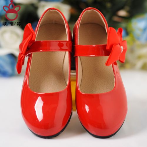 Chaussures enfants en PU ronde pour printemps - semelle caoutchouc Ref 1036811