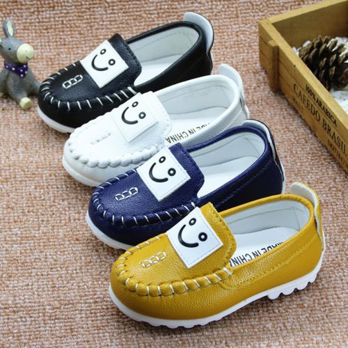 Chaussures enfants en de vache, Nubuck, pour printemps - Ref 1036883