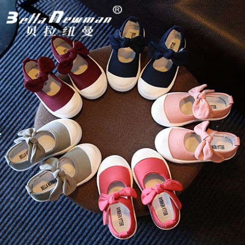 Chaussures enfants en toile BELLA NEWMAN pour printemps - semelle plastique Ref 1036889