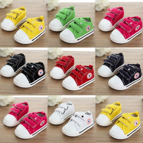 Chaussures enfants en toile pour printemps - semelle plastique Ref 1036899