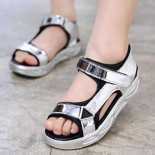Chaussures enfants en PU PACFICGIRLS paillette pour été - semelle caoutchouc Ref 1036913