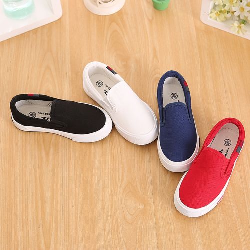 Chaussures enfants en toile WARRIOR pour printemps - semelle caoutchouc Wear Ref 1036956