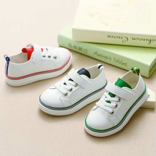 Chaussures enfants en PU pour printemps - semelle caoutchouc antidérapant Ref 1036957