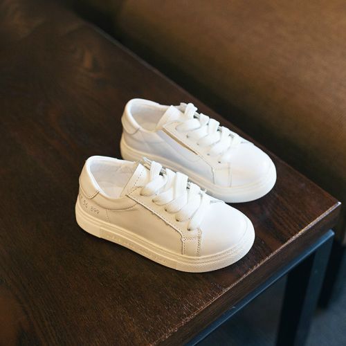 Chaussures enfants en cuir pour printemps - semelle caoutchouc Ref 1037007