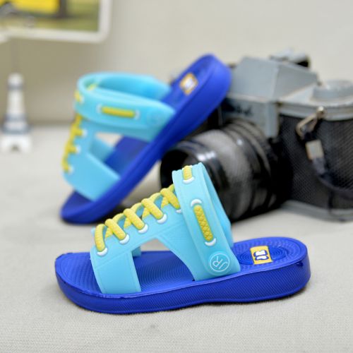 Chaussures enfants en Cuir spatial pour été - semelle EVA Ref 1037059
