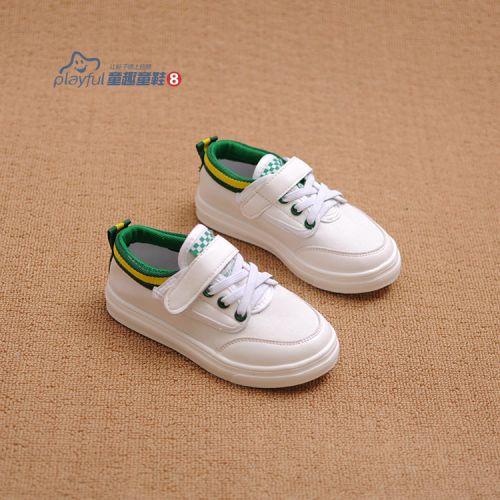 Chaussures enfants en toile pour printemps - semelle fond composite Ref 1037113