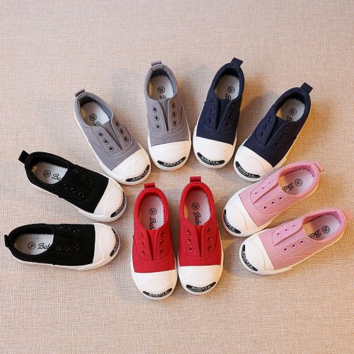 Chaussures enfants en toile pour printemps - semelle caoutchouc Wear Ref 1037136