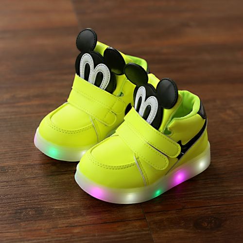Chaussures enfants en Cuir spatial pour printemps - semelle caoutchouc Ref 1037231