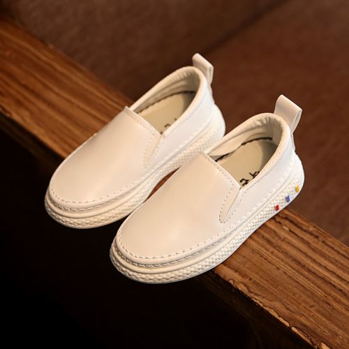 Chaussures enfants en PU pour printemps - semelle caoutchouc antidérapant Ref 1037276