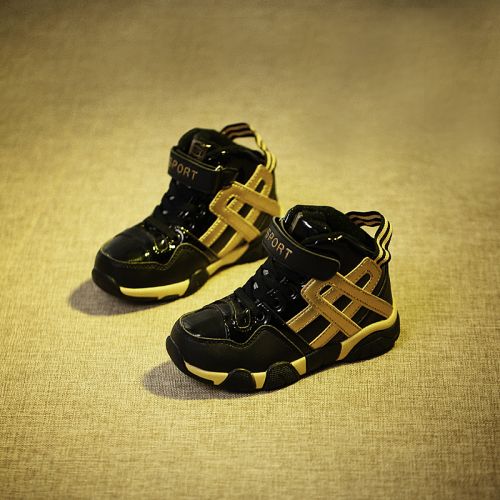 Chaussures enfants en Cuir spatial BODATU ronde coutures cuir pour hiver - semelle caoutchouc Ref 1037289