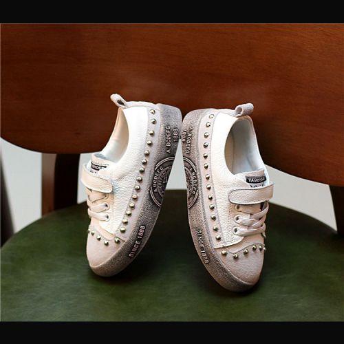 Chaussures enfants en cuir pour printemps - semelle caoutchouc naturel Ref 1037438