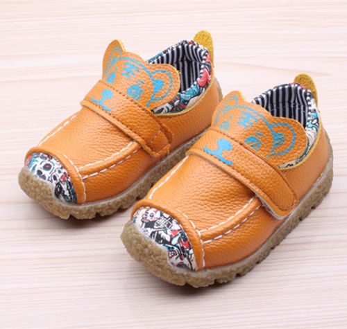 Chaussures enfants en PU ronde pour printemps - Ref 1037519