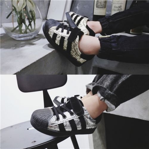 Chaussures enfants en cuir pour printemps - semelle caoutchouc Ref 1037541