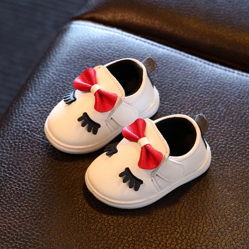 Chaussures enfants en PU ronde pour printemps - semelle caoutchouc Ref 1037549