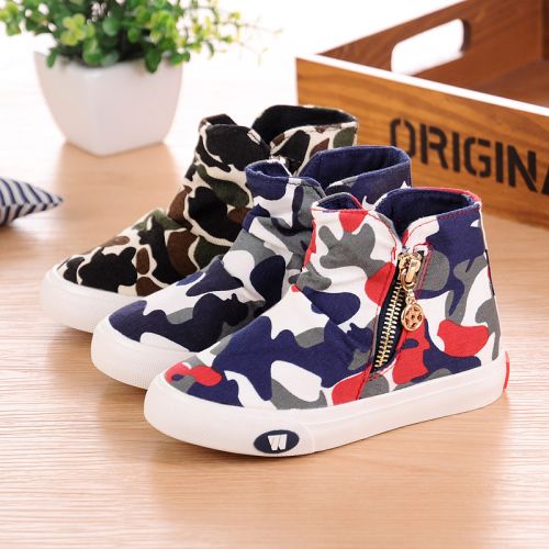 Chaussures enfants en toile WARRIOR pour printemps - semelle caoutchouc naturel Ref 1037582