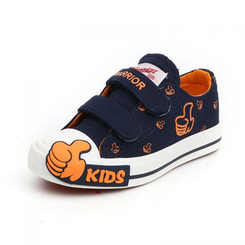 Chaussures enfants en toile WARRIOR pour printemps - semelle caoutchouc Ref 1037637