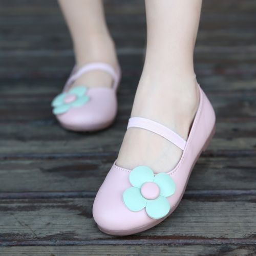 Chaussures enfants en PU ronde pour printemps - semelle caoutchouc Ref 1037661