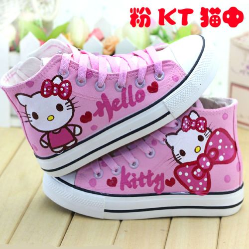 Chaussures enfants en toile brodé pour printemps - Ref 1037662