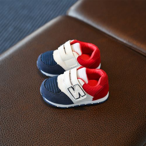 Chaussures enfants en similicuir coutures cuir pour printemps - Ref 1037705