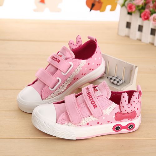 Chaussures enfants en toile WARRIOR pour printemps - semelle caoutchouc Ref 1037709