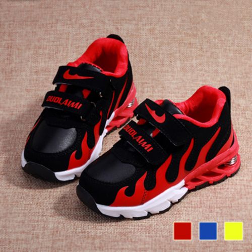 Chaussures enfants en Cuir spatial pour printemps - semelle caoutchouc antidérapant Ref 1037729