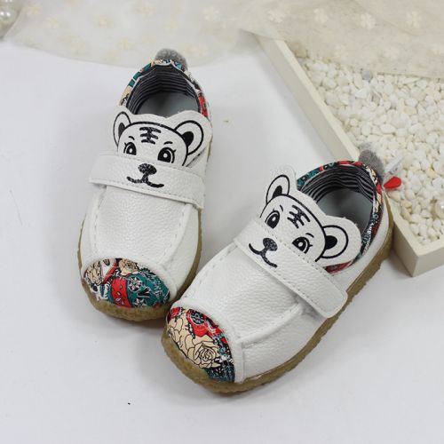 Chaussures enfants en PU ronde coutures cuir pour Toute saison - Ref 1037780