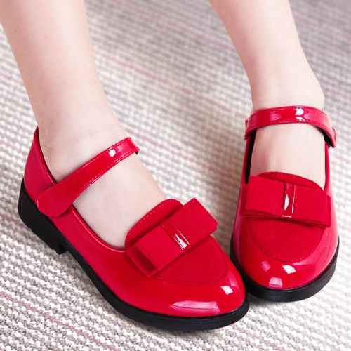 Chaussures enfants en PU ronde pour printemps - semelle caoutchouc Ref 1037793