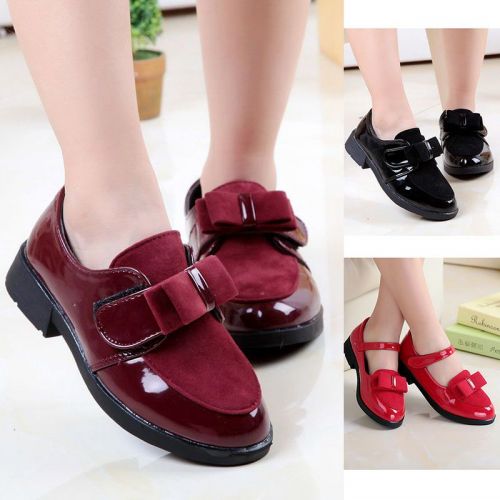 Chaussures enfants en PU ronde pour printemps - semelle caoutchouc Ref 1037904