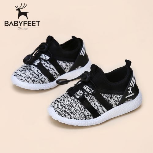 Chaussures enfants en coton BABYFEET pour printemps - Ref 1037909
