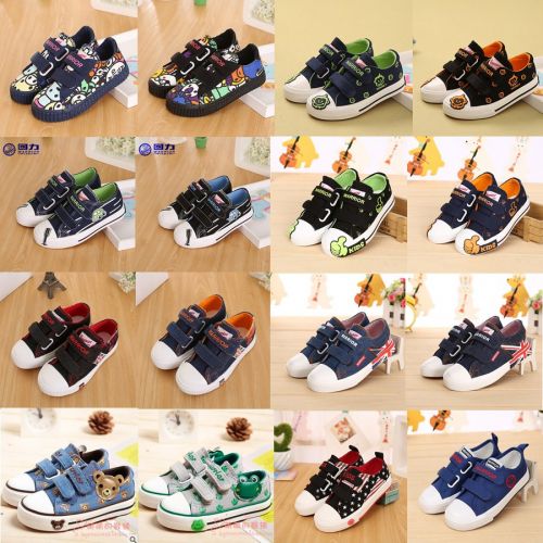 Chaussures enfants en toile WARRIOR pour printemps - semelle caoutchouc Ref 1037982