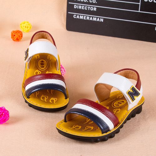 Chaussures enfants coutures en cuir pour été - Ref 1038086