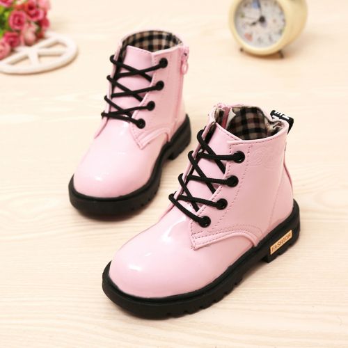 Chaussures enfants en cuir synthétique ronde pour Toute saison - semelle caoutchouc Wear Ref 1038087