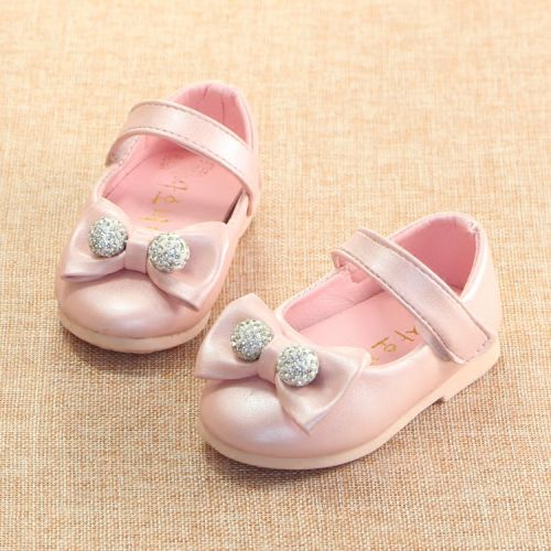 Chaussures enfants en similicuir coutures cuir pour printemps - Ref 1038095